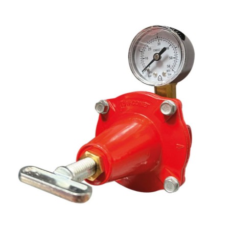 Regolatore gas alta pressione per gpl con manometro kg 40 novacomet