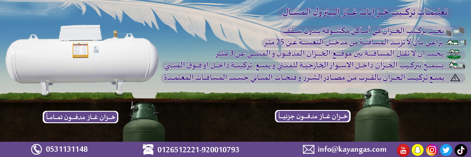 وقع خزان الغاز المركزي